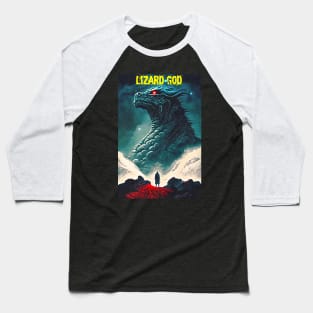 Lizard God 01 Baseball T-Shirt